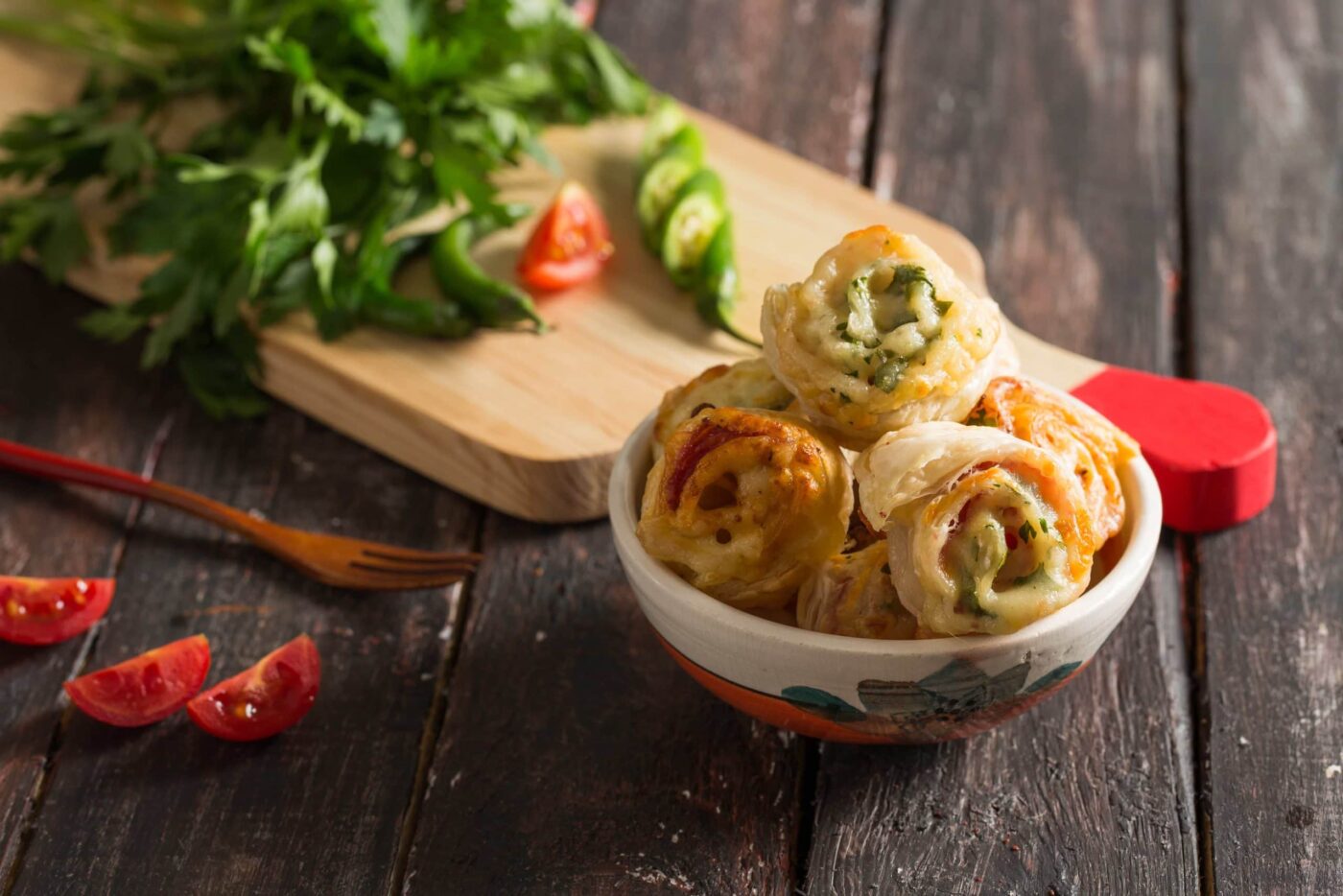 WebBabyShower Pesto Feta Pinwheels