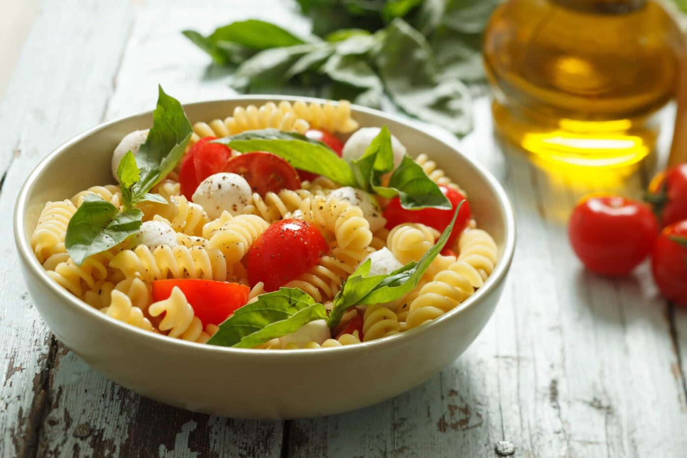 WebBabyShower Pasta Salad Tomato Parmesan