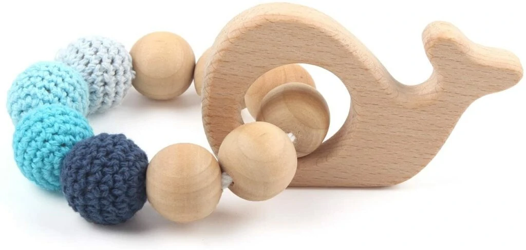 webbabyshower organic teething ring from hi baby moment