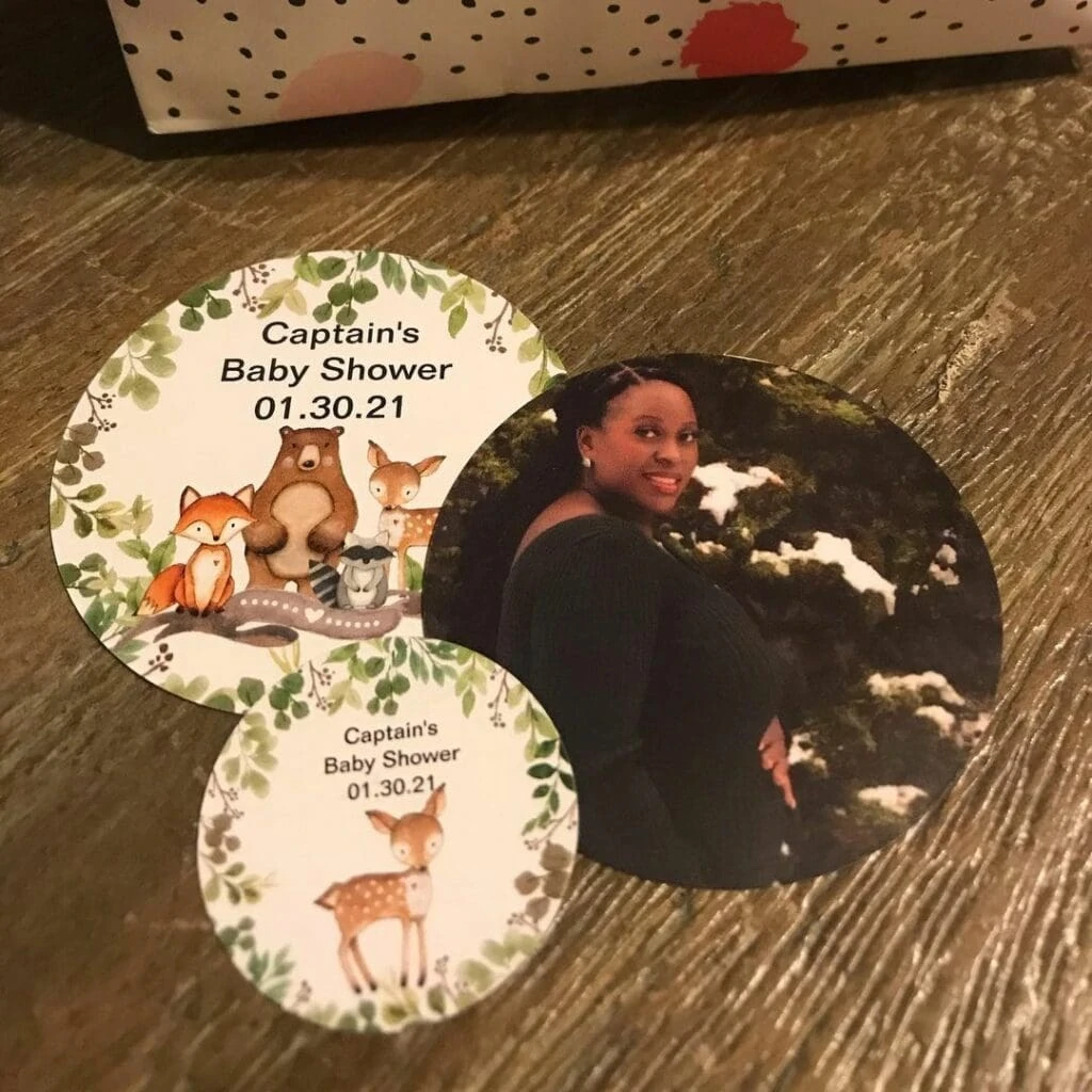 outdoor baby shower woodland ard