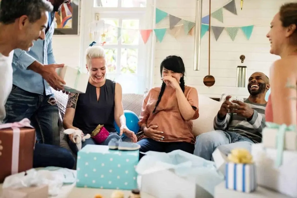 surprise baby shower party