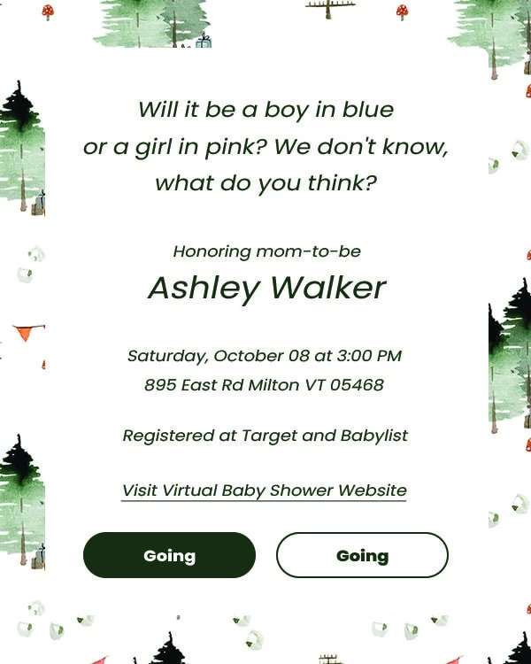 webbabyshower invite