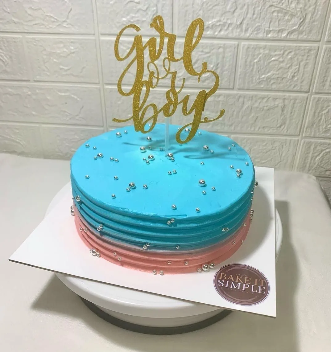 gender reveal cakes