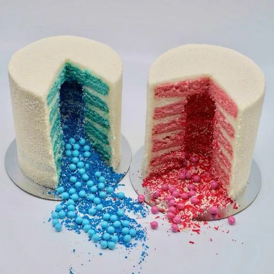 gender reveal cakes