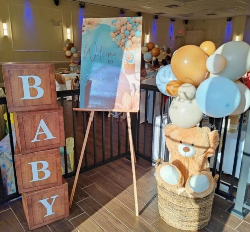 we can bearly wait baby shower