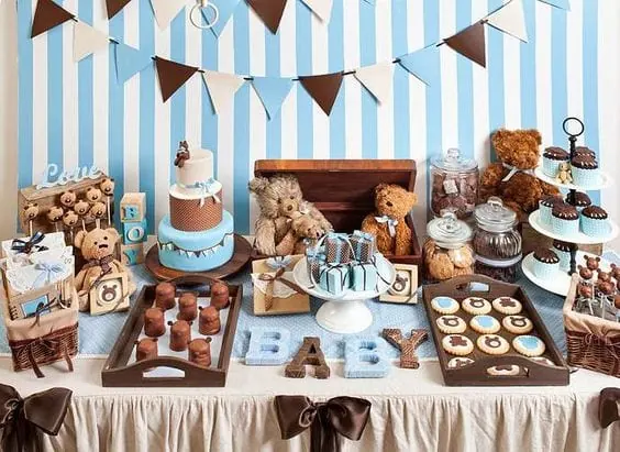 we can bearly wait baby shower