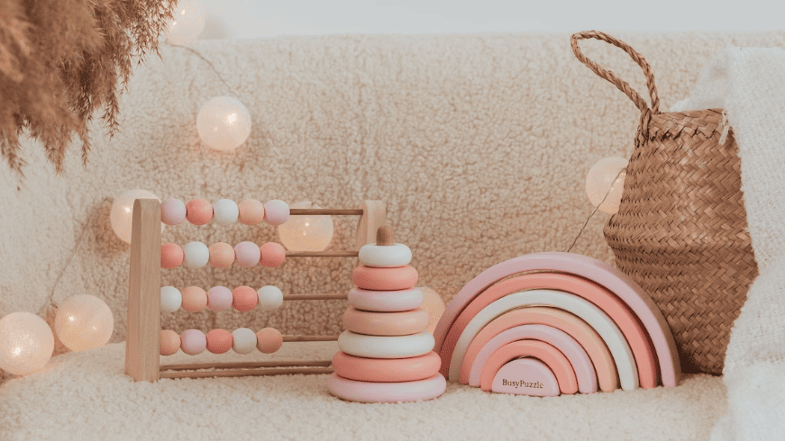 webbabyshower theme boho gift