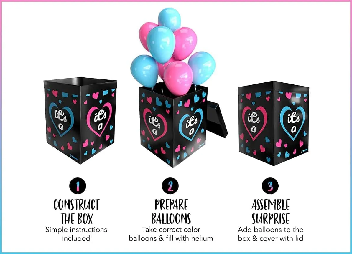 gender reveal box ideas