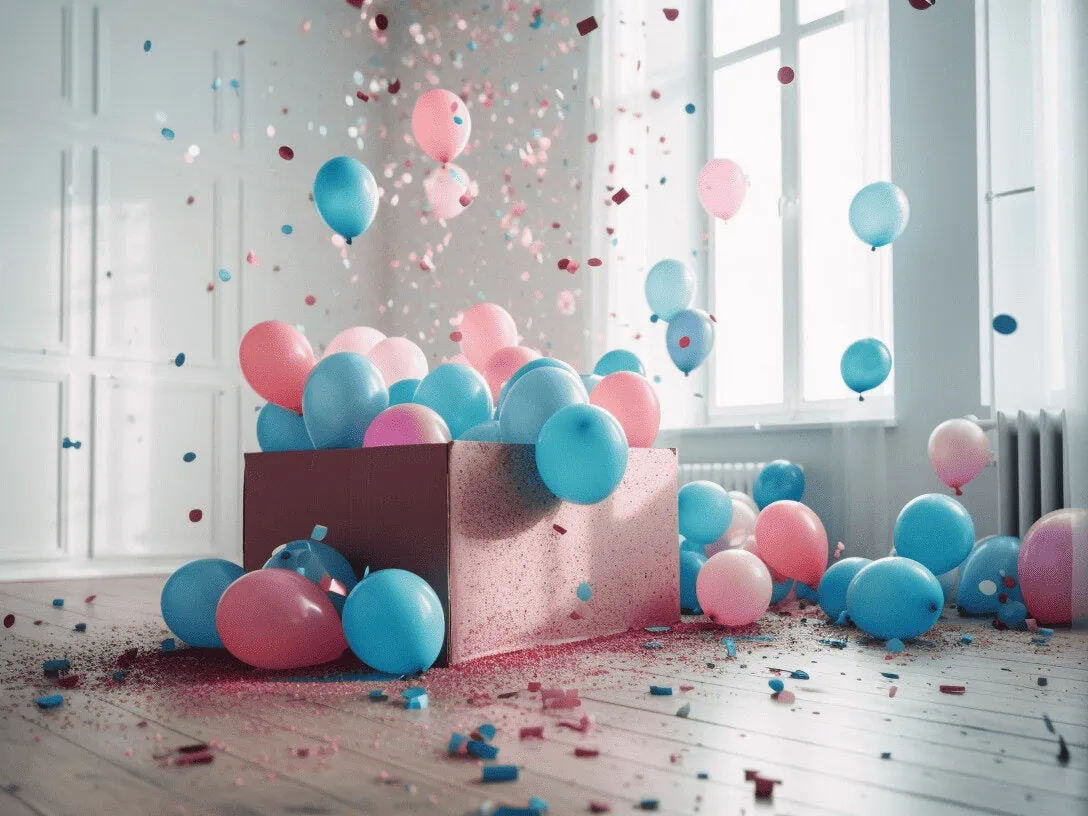 gender reveal decoration ideas