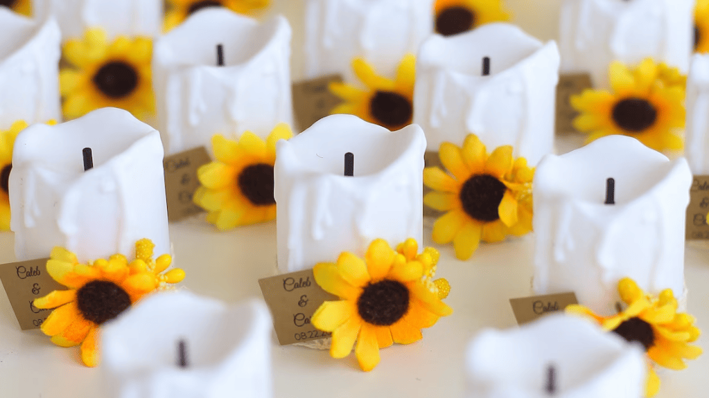 wbs theme sunfower favor