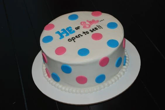 wbs gender reveal cakes