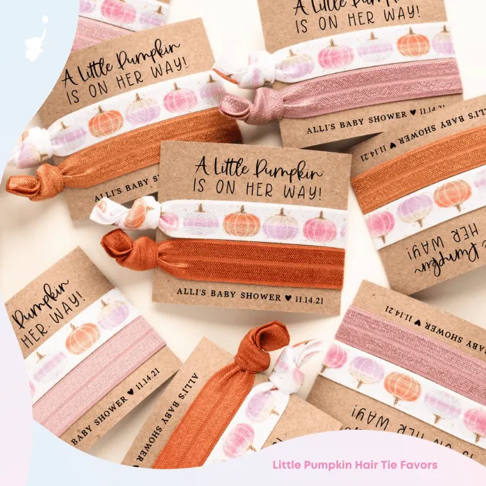 wbs pumpkin baby shower favor