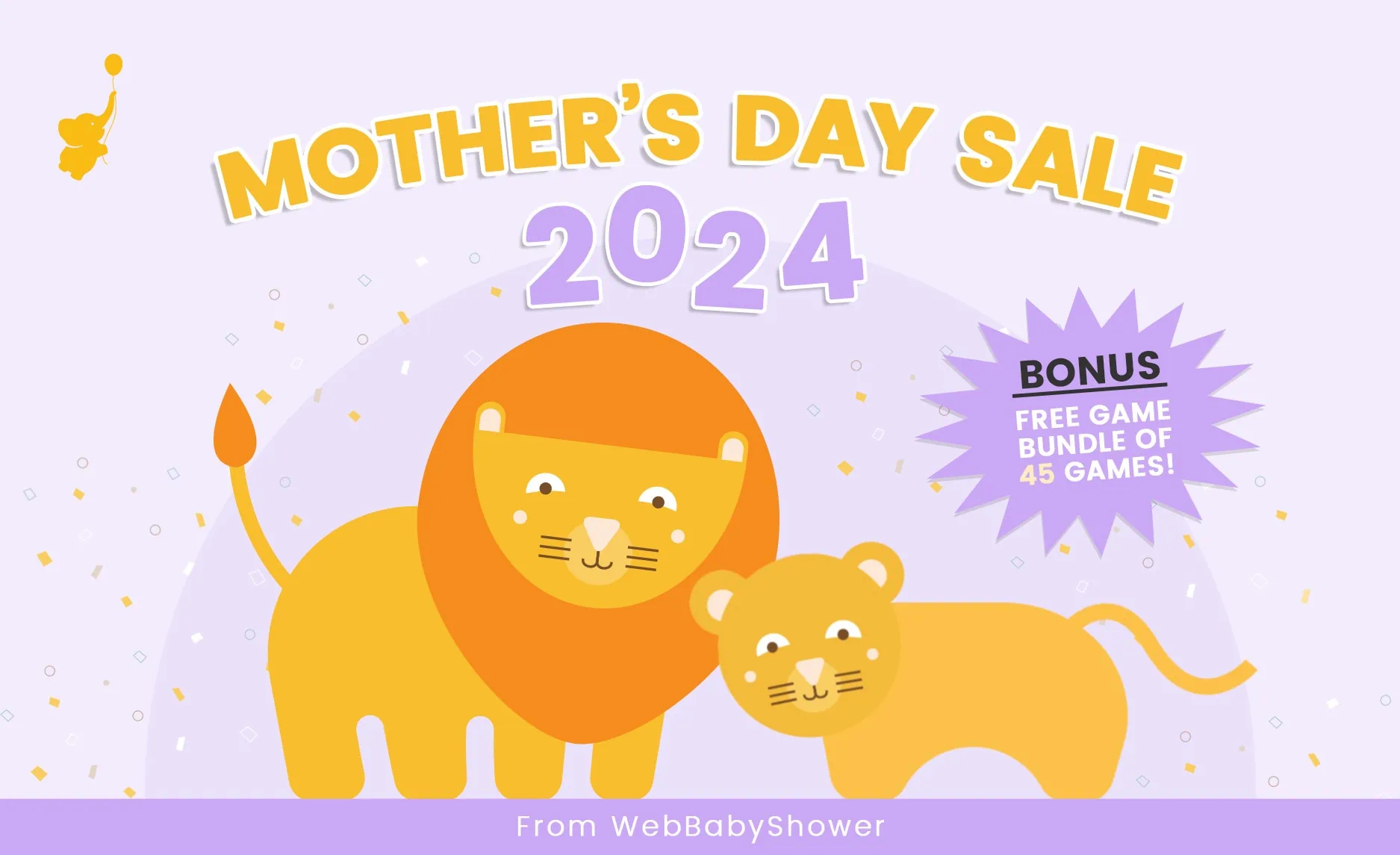 webbabyshower header image mother's day sale 2024